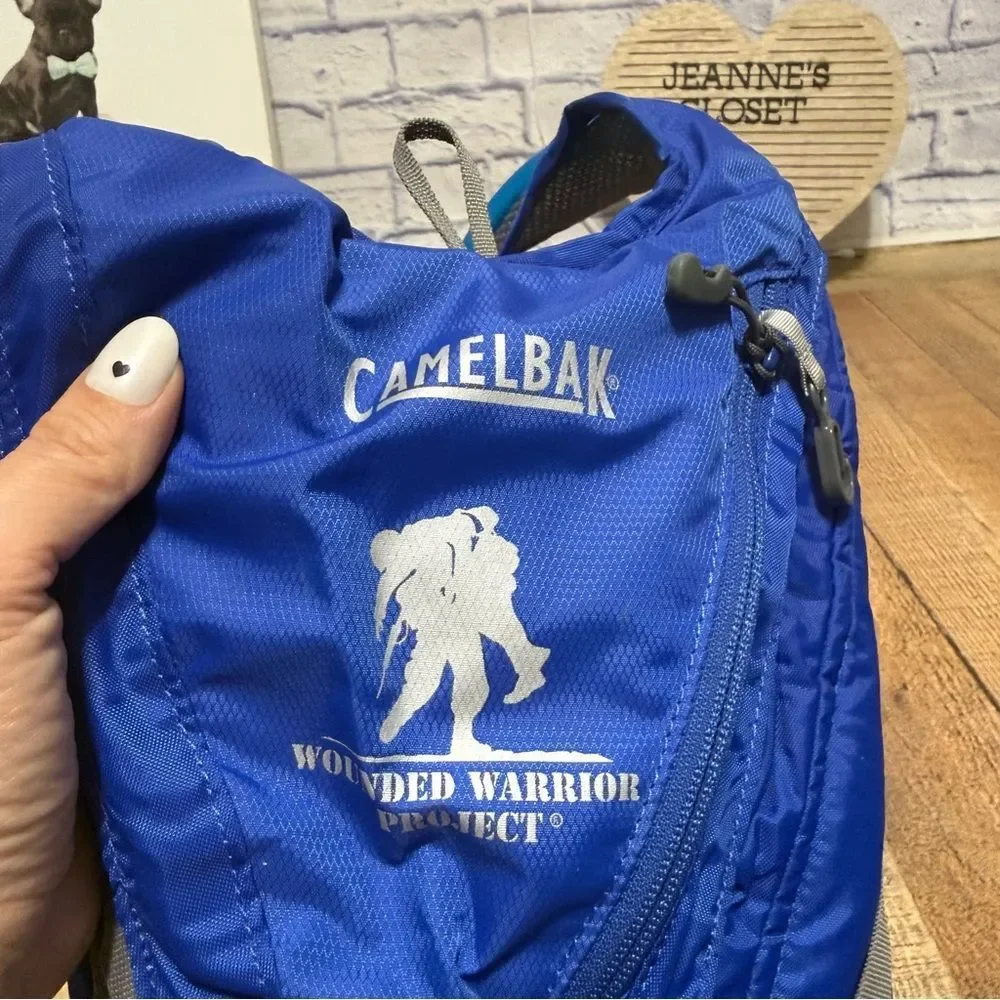 CamelBak 70oz Rogue Light Hydration Water Storage Pack Wounded Warrior Blue